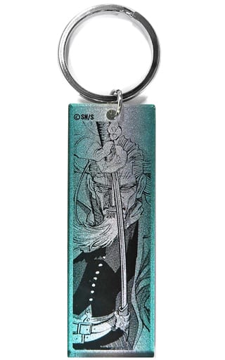 Toshizo Hijikata Golden Kamuy Metallic Acrylic Key Chain Collection Golden Kamuy Exhibition Limited Key Chain [USED]