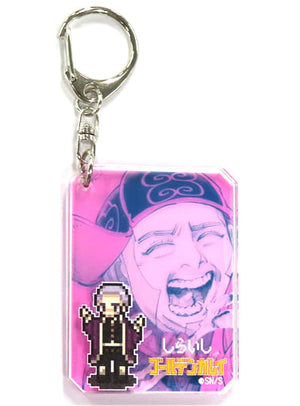 Shiraishi Yoshitake Golden Kamuy Chic Acrylic Key Chain Collection Golden Kamuy Exhibition Limited Key Chain [USED]