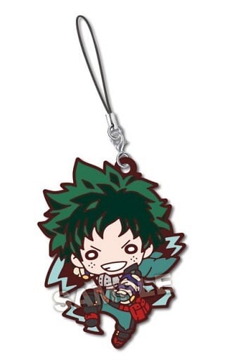 Izuku Midoriya My Hero Academia Nitotan VS Rubber Mascot Key Chain [USED]