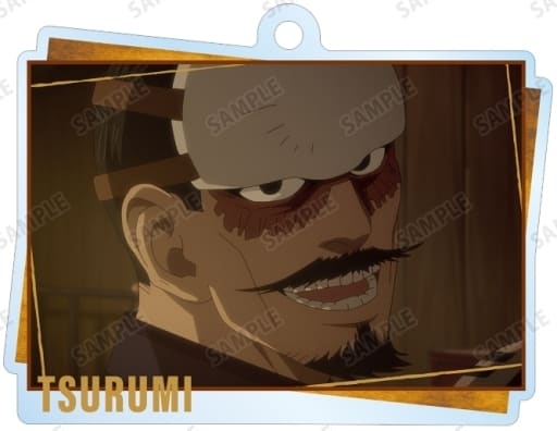 Lieutenant Tsurumi Golden Kamuy Trading Scene Acrylic Key Chain Acrylic Key Chain Key Chain [USED]