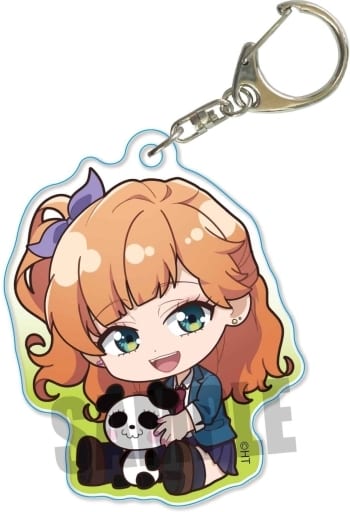Juri Hattori Heroines Run the Show: The Unpopular Girl and the Secret Task Gyugyutto Acrylic Key Chain Key Ring [USED]