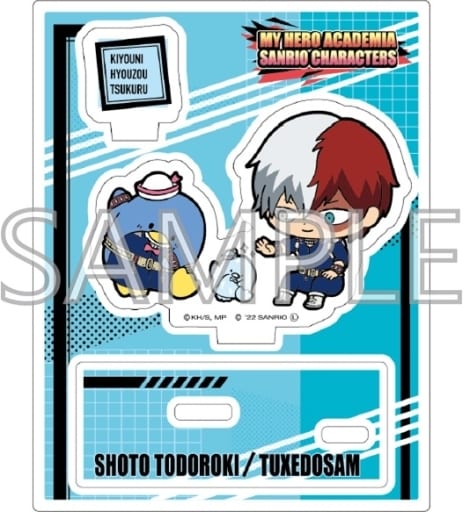 My Hero Academia x Sanrio Characters Shoto Todoroki Tuxedo Sam Acrylic Stand A Acrylic Stands [USED]