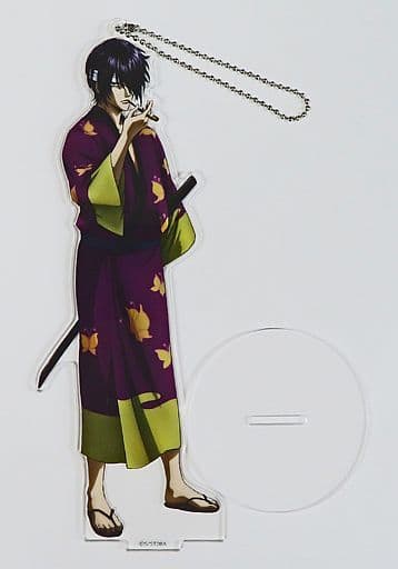 Shinsuke Takasugi Gintama Acrylic Stand Keychain T Fan Registrants Limited Key Chain [USED]