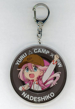 Nadeshiko Kagamihara Spectator Camp Ver. Laid-Back Camp FSW Collaboration Key Chain Fuji Speedway Limited Key Chain [USED]