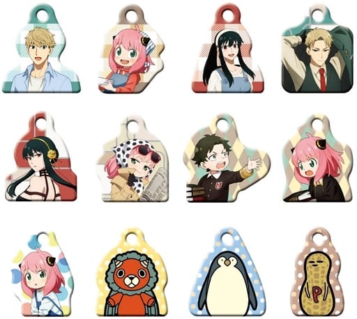 Yor Forger, etc. SPY x FAMILY Metal Collection All 12 Types Set Key Chain [USED]