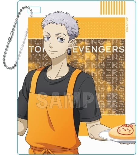 Takashi Mitsuya Tokyo Revengers Peaceful Holiday Ver. Big Acrylic Keychain Key Chain [USED]