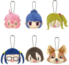 Rin Shima, etc. Laid-Back Camp Icon Ball Chain Mascot All 6 Types Set Key Chain [USED]