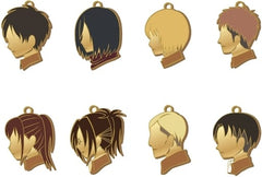 Mikasa Ackerman, etc. Attack on Titan Silhouette Charm All 8 Types Set Charm [USED]