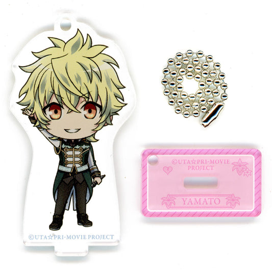 Yamato Hyuga Uta no Prince Sama Movie: Maji Love Kingdom Acrylic Key Chain Collection with Stand RAGING Ver. Maji Love Kingdom Memories Limited Key Chain [USED]