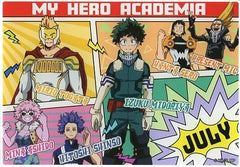My Hero Academia x GraffArt Izuku Midoriya & Others Official Anime Illustration Acrylic Art Board HeroAca Birthday Fair July Exclusive Acrylic Stands [USED]