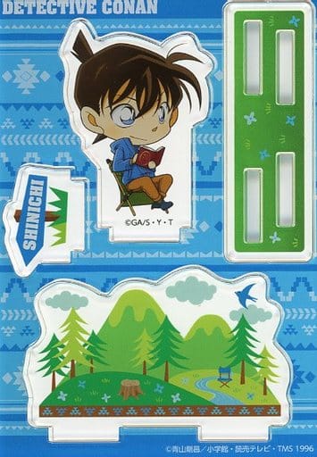 Shinichi Kudo Outdoor Detective Conan: The Scarlet Bullet Acrylic Diorama Stand Public Commemoration Fair in Tokyu Hands Limited Acrylic Stand [USED]