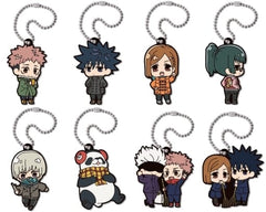 Toge Inumaki, etc. Jujutsu Kaisen Defo Rubber! Ending Key Chain All 8 Types Set Key Chain [USED]