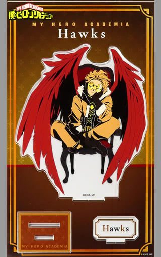My Hero Academia Hawks Acrylic Stand Sit! Chair! Hero Plaza 2022 Limited Acrylic Stands [USED]