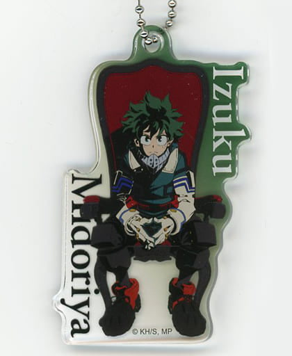 My Hero Academia Izuku Midoriya Trading Acrylic Keychains Sit! Chair! Hero Plaza 2022 Limited Keychains [USED]