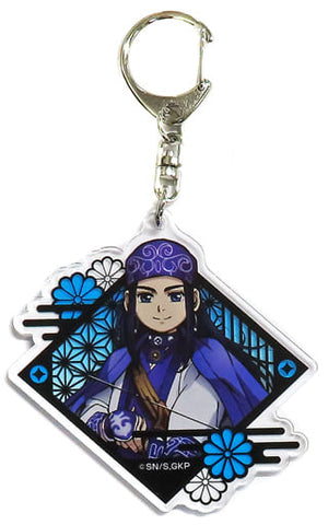 Asirpa Haori Ver. Golden Kamuy Newly Drawn Acrylic Key Chain Don Quijote 2nd Edition Limited Key Chain [USED]