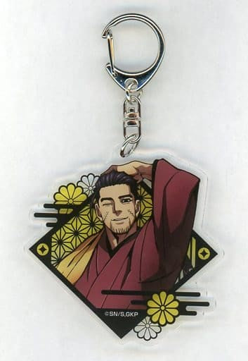 Hyakunosuke Ogata Haori Ver. Golden Kamuy Newly Drawn Acrylic Key Chain Don Quijote 2nd Edition Limited Key Chain [USED]