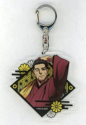 Hyakunosuke Ogata Haori Ver. Golden Kamuy Newly Drawn Acrylic Key Chain Don Quijote 2nd Edition Limited Key Chain [USED]