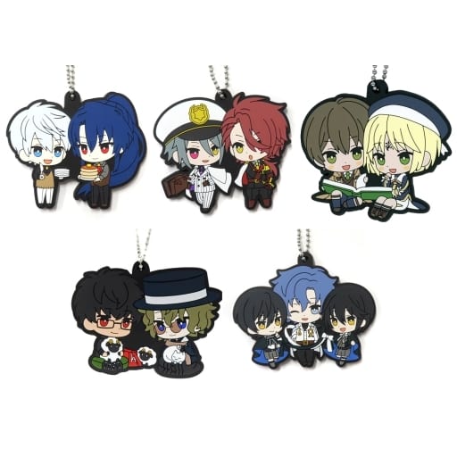 Oz, etc. Promise of Wizard Buddycolle Rubber Mascot Vol.1 All 5 Types Set Key Ring [USED]