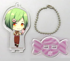 Yuki Rurikawa A3! Trading Acrylic Stand Key Chain Sweets Ver. A Group: Spring Group & Summer Group animatecafe 8th Edition Limited Key Chain [USED]