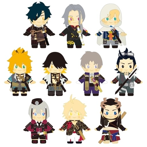 Yamanbagiri Kunihiro, etc. Touken Ranbu ONLINE Costume Kewpie Part 3 All 10 Types Set Key Chain [USED]