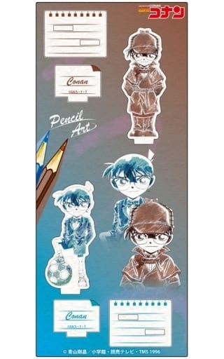 Conan Edogawa Detective Conan Pencil Art Acrylic Stand Collection Vol.2 Acrylic Stand [USED]