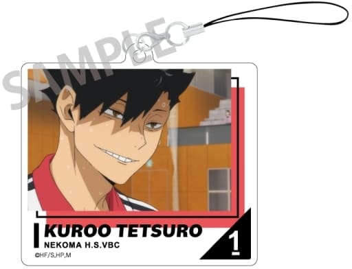 Tetsuro Kuroo Haikyu!! Trading Acrylic Straps Vol.3 Key Chain [USED]
