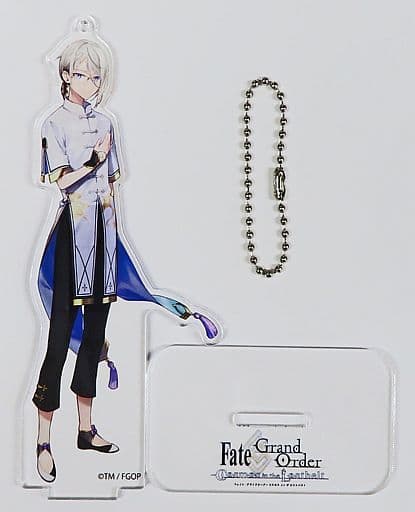 Saber/Lanling King Eastern Socialite Attire Fate/Grand Order Pickup Character Acrylic Mascot Chaldea Satellite Station 2021-2022 Limited Key Chain [USED]