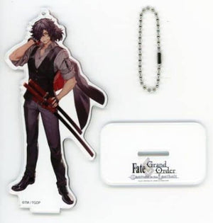 Assassin / Izo Okada I'm One Dapping Fella Suit Fate/Grand Order Pickup Character Acrylic Mascot Chaldea Satellite Station 2021-2022 Limited Key Chain [USED]