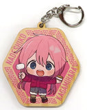 Nadeshiko Kagamihara Standing Laid-Back Camp Trading Wood Key Chains Pop Up Store in Loft Limited Key Chain [USED]