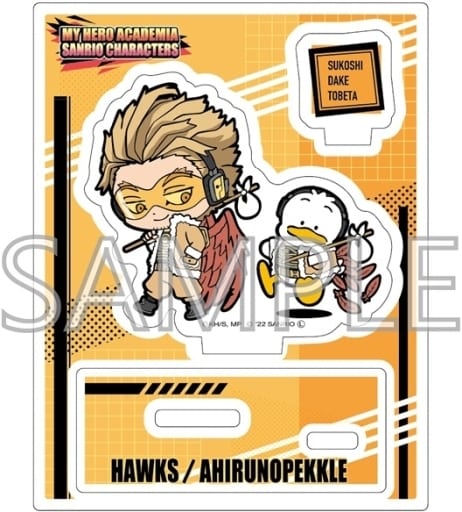My Hero Academia x Sanrio Characters Hawks Ahiru no Pekkle Acrylic Stand B Acrylic Stands [USED]