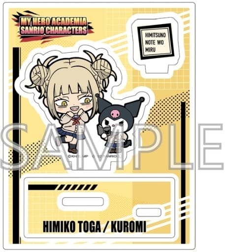 My Hero Academia x Sanrio Characters Toga Himiko Kuromi Acrylic Stand B Acrylic Stands [USED]