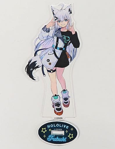Shirakami Fubuki VTuber Hololive Original Acrylic Stand FamilyMart Holomart Early Summer Holo Festival Exclusive Acrylic Stands [USED]