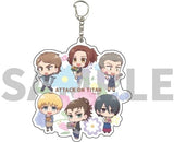 Ellen, etc. Flower Shop Ver. Attack on Titan Mini Character Deka Acrylic Key Chain Key Chain [USED]