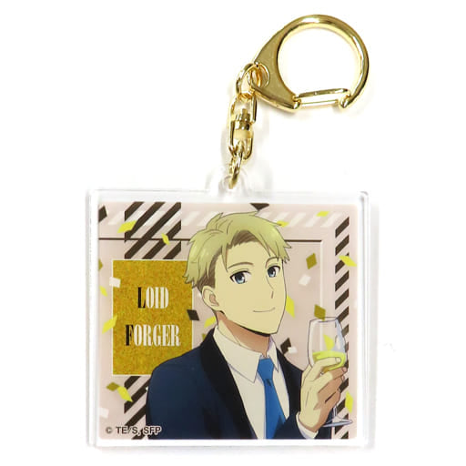 Loid Forger Celebration SPY x FAMILY Newly Drawn Acrylic Key Chain Key Chain [USED]