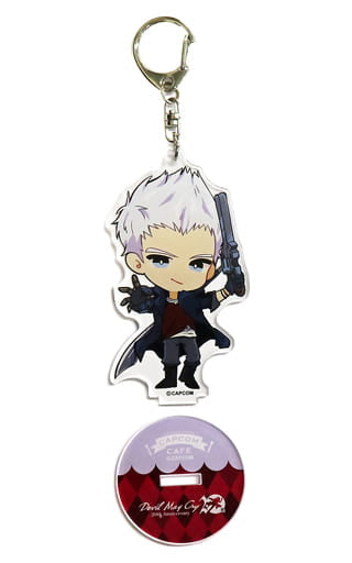 Devil May Cry Nero 2 20th Anniversary Trading Acrylic Stand Keychain Capcom Cafe Limited Keychains [USED]