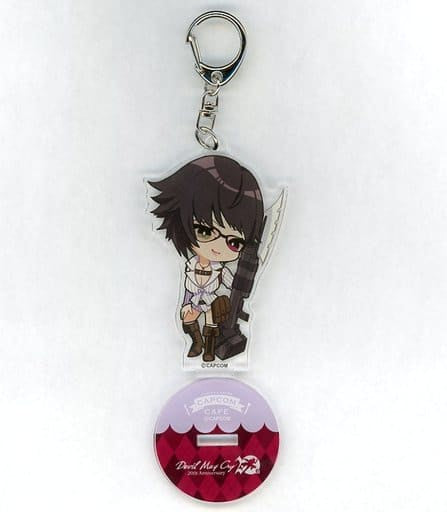 Lady 2 Devil May Cry 20th Anniversary Trading Acrylic Stand Key Chain Capcom Cafe Limited Key Chain [USED]