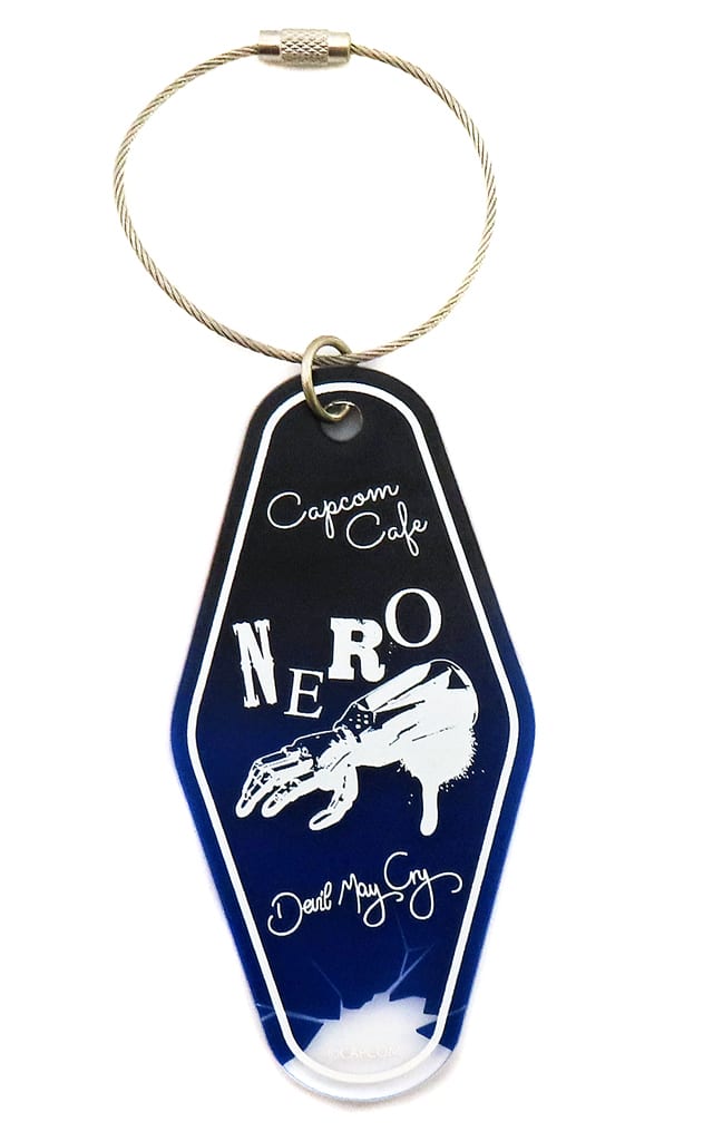 Devil May Cry 5 Nero Motif Trading Motel Keychain Capcom Cafe Limited Keychains [USED]