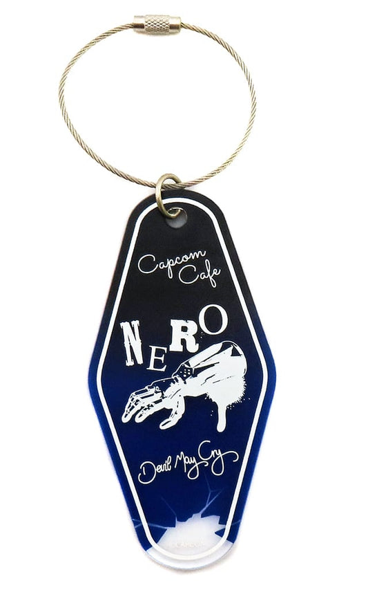 Devil May Cry 5 Nero Motif Trading Motel Keychain Capcom Cafe Limited Keychains [USED]