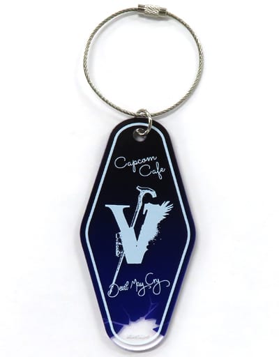Devil May Cry 5 V Motif Trading Motel Keychain Capcom Cafe Limited Keychains [USED]