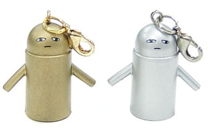 Just a Way Gintama Gold & Silver Zipper Mascot Weekly Shonen Jump Lottery Present Winning Item Mascot [USED]