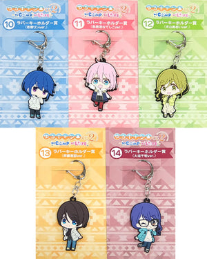 Rin Shima, etc. Laid-Back Camp Kuji 2 No Camp. No Life Rubber Key Chain All 5 Types Set Key Chain [USED]