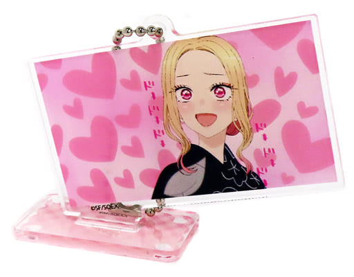 Marin Kitagawa Yukata Heart My Dress-Up Darling Random Acrylic Stand Key Chain Memorial Collaboration Cafe in Smile Base Cafe Limited Key Chain [USED]