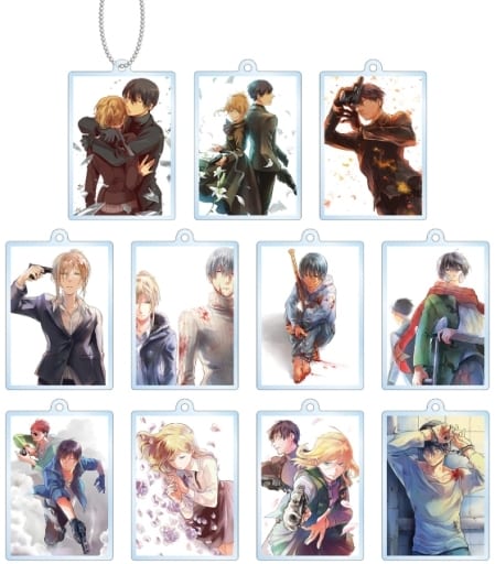 Love of Kill Trading Original Cover Illustration Acrylic Keychain All 11 Types Set Key Chain [USED]