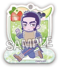 Genjiro Tanigaki Golden Kamuy Melon Pop Kirameki Acrylic Key Chain Key Chain [USED]