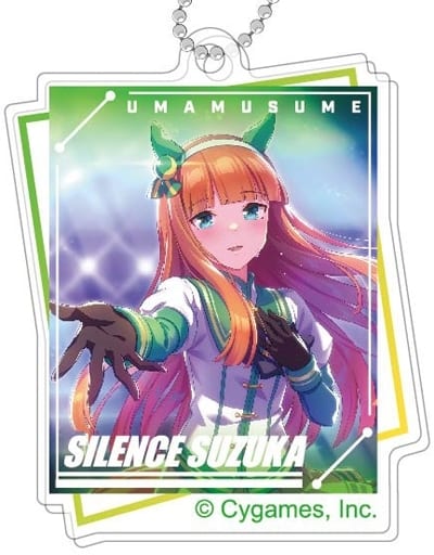 Silence Suzuka Umamusume: Pretty Derby Decofla Acrylic Key Chain Vol.2 Key Chain [USED]