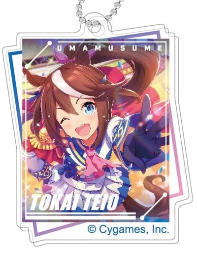 Tokai Teio Umamusume: Pretty Derby Decofla Acrylic Key Chain Vol.2 Key Chain [USED]
