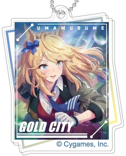 Gold City Umamusume: Pretty Derby Decofla Acrylic Key Chain Vol.2 Key Chain [USED]