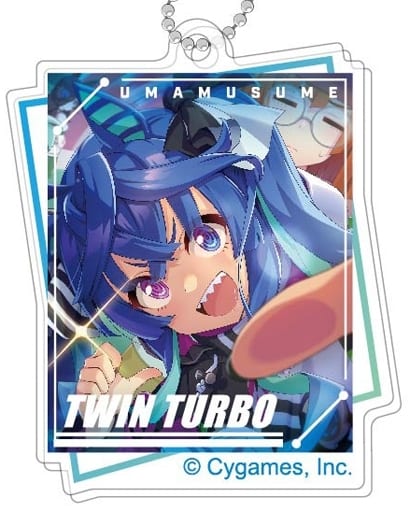 Twin Turbo Umamusume: Pretty Derby Decofla Acrylic Key Chain Vol.2 Key Chain [USED]