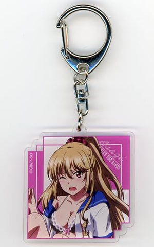 Asagi Aiba Shiri Mochi Ver. Strike The Blood Final Acrylic Key Chain Shiri Mochi Ver. Key Ring [USED]