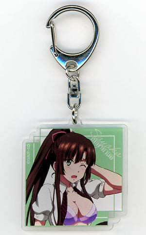 Sayaka Kirasaka Shiri Mochi Ver. Strike The Blood Final Acrylic Key Chain Shiri Mochi Ver. Key Ring [USED]